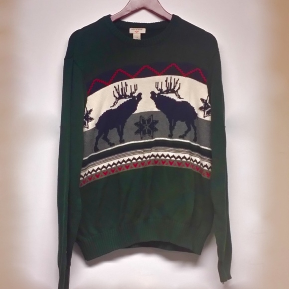 SOLD!-DOCKERS Majestic Bugling Elk Duel Crew - Picture 2 of 3